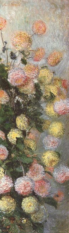 Claude Monet Dahlias oil painting image